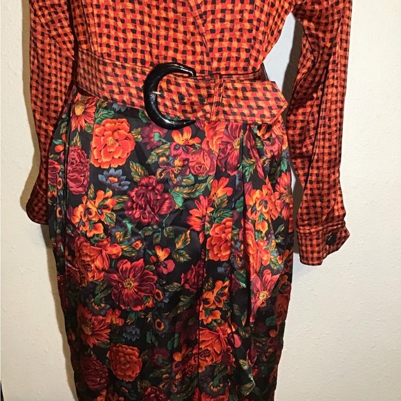 Ann Lawrence Today vintage floral dress size 12 - Picture 10 of 16